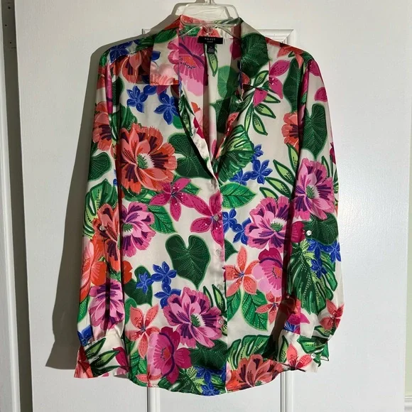 Haver of London Vibrant Floral Blouse - Picture 4 of 11